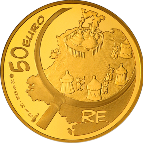Pi ce 50 Euro Or Asterix Achat or et argent fr