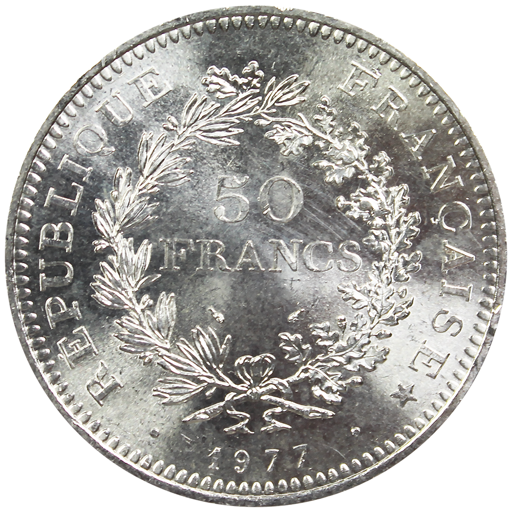 piece 5 francs hercule argent