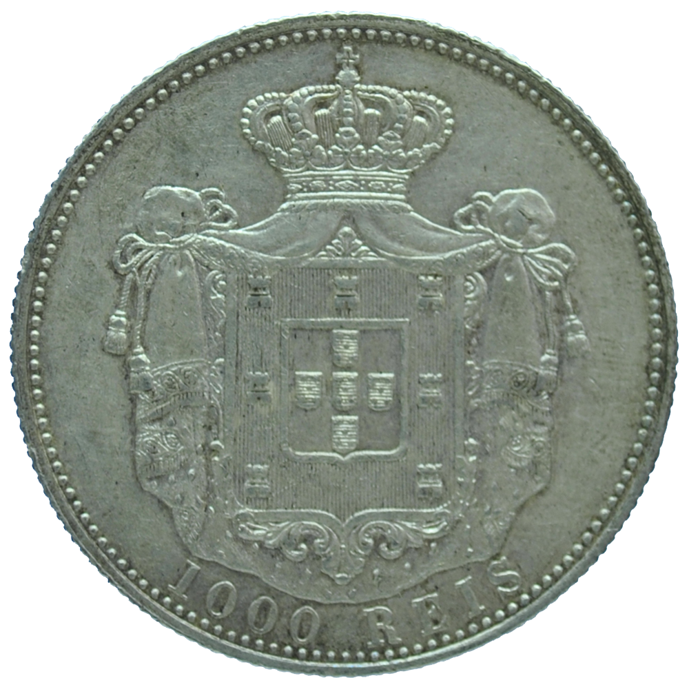 PORTUGAL - Charles Ier - 1000 reis