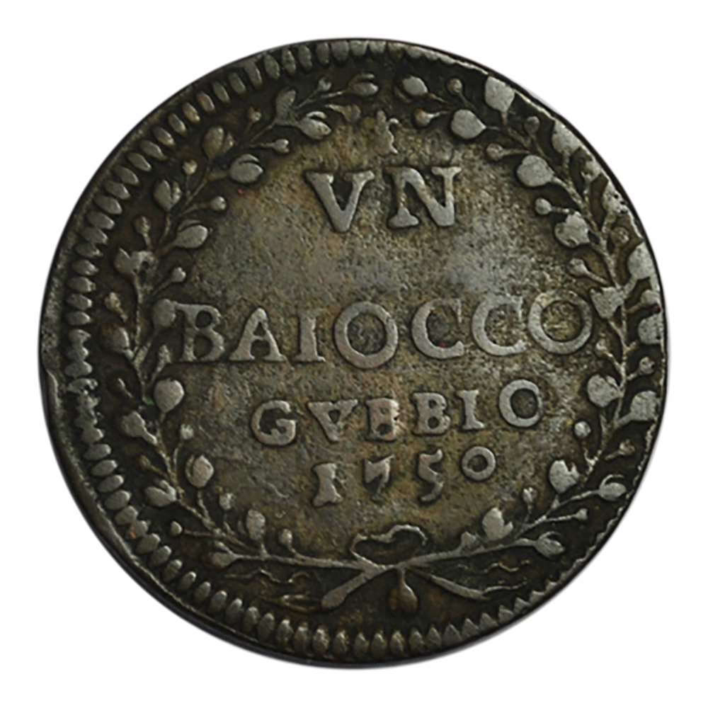 Benoit XIV Baiocco de Gubbio 1750