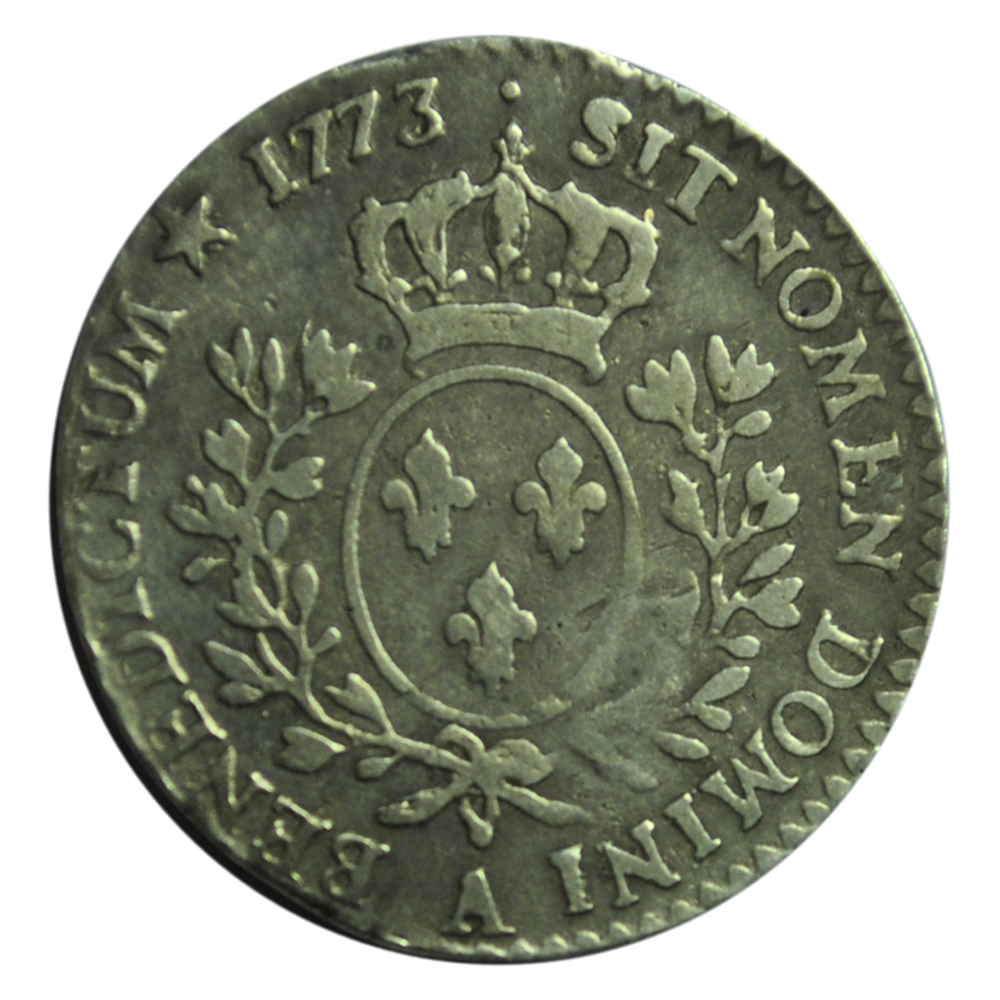 Louis XV 1/10 d'écu à la vielle tete 1773 A