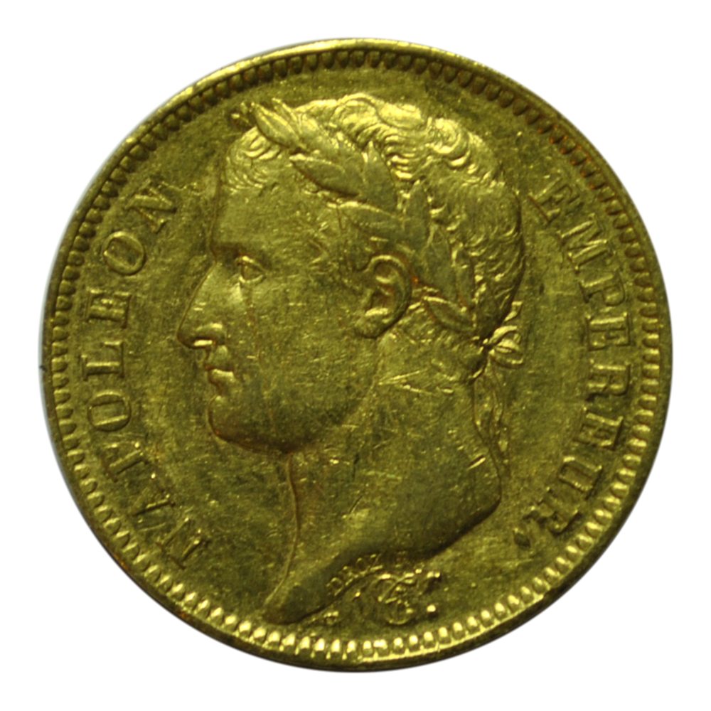 40 Francs Napoléon Tête Laurée 1808 W