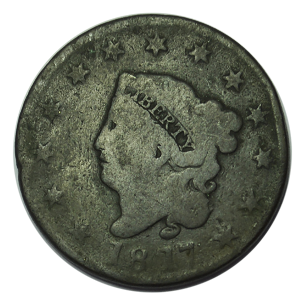 Large cent, tête à gauche 1817 Philadelphie