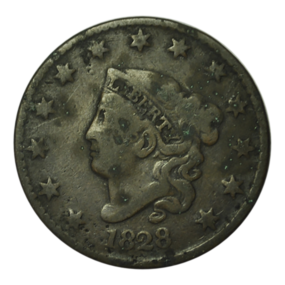 Large cent, tête à gauche 1828 Philadelphie