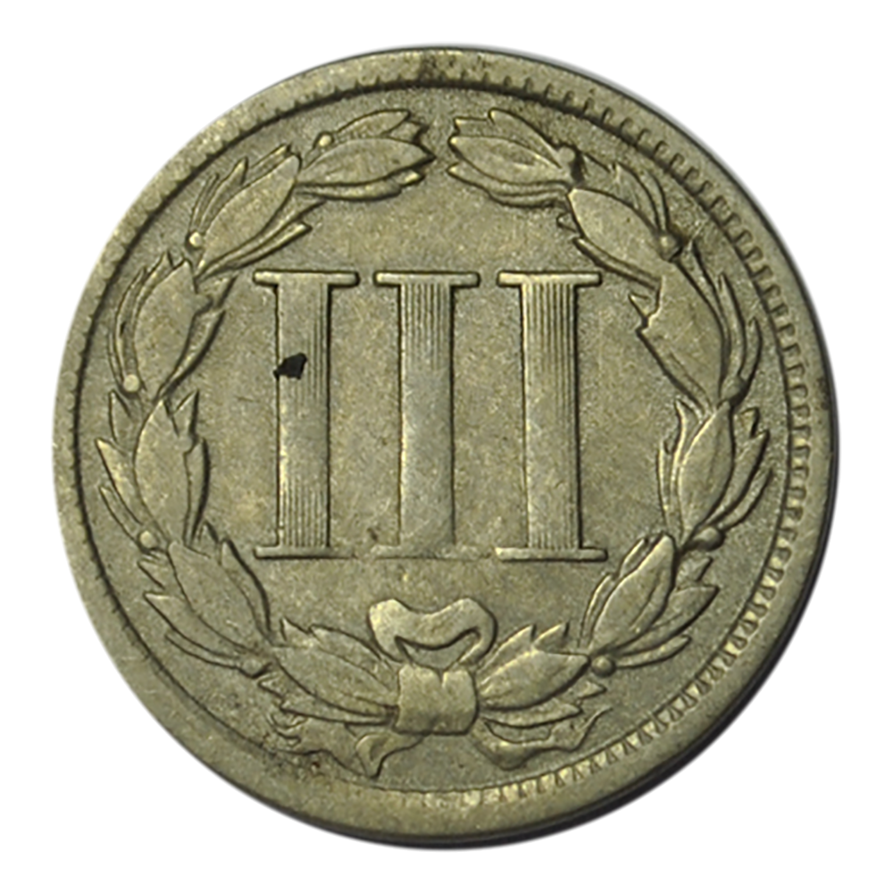 3 Cents 1865 Philadelphie