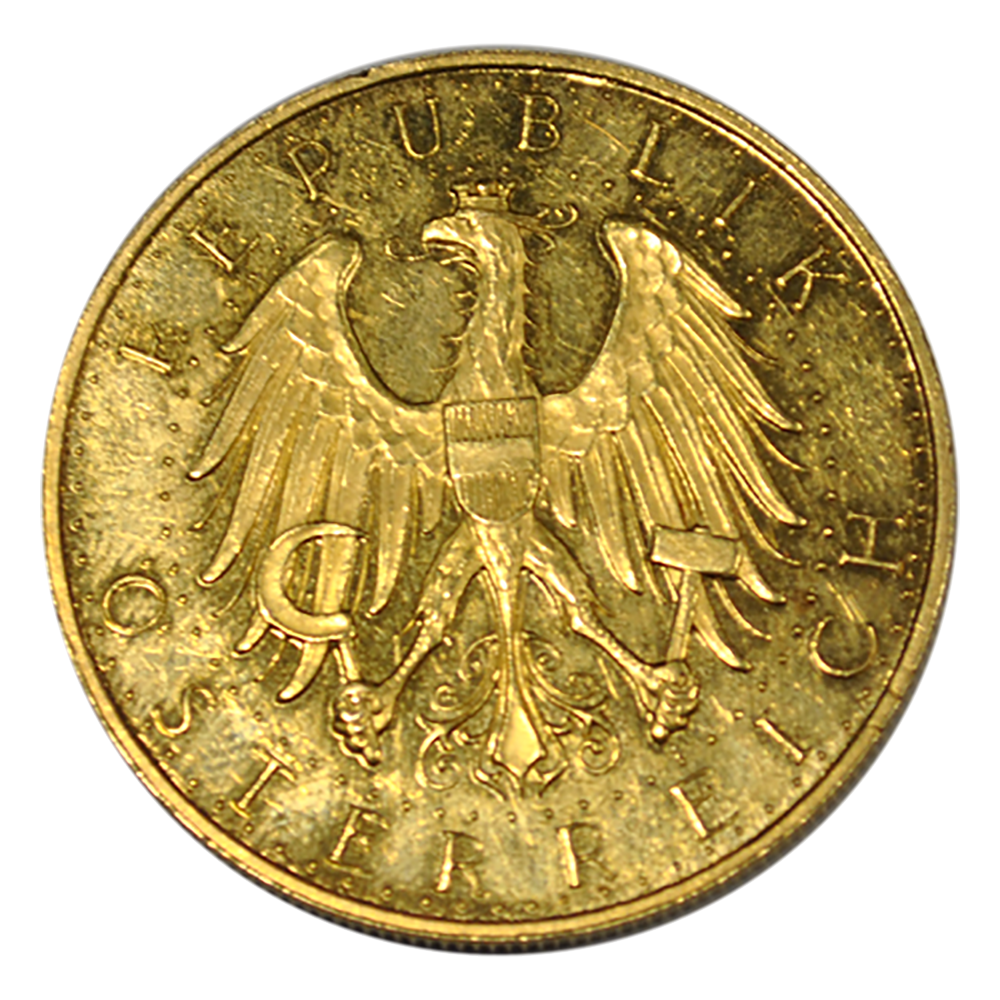 100 Schilling Aigle héraldique aux armes de l'Autriche 1929 Vienne