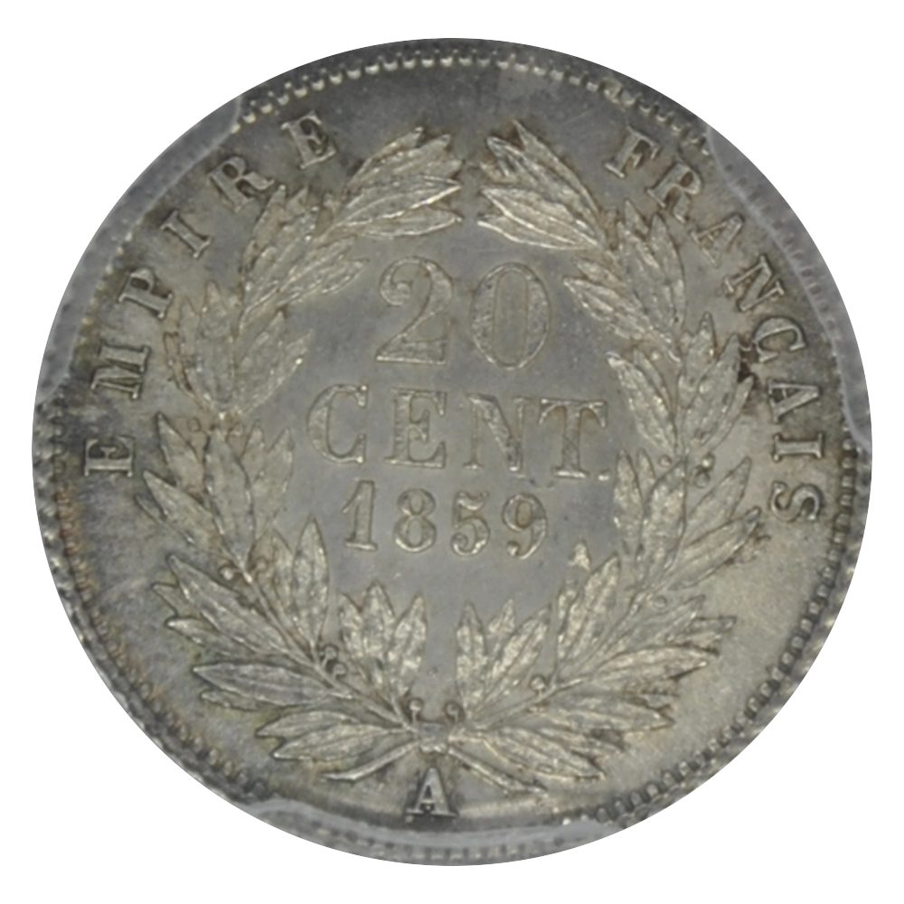 Napoleon III 50 centimes 1859 A