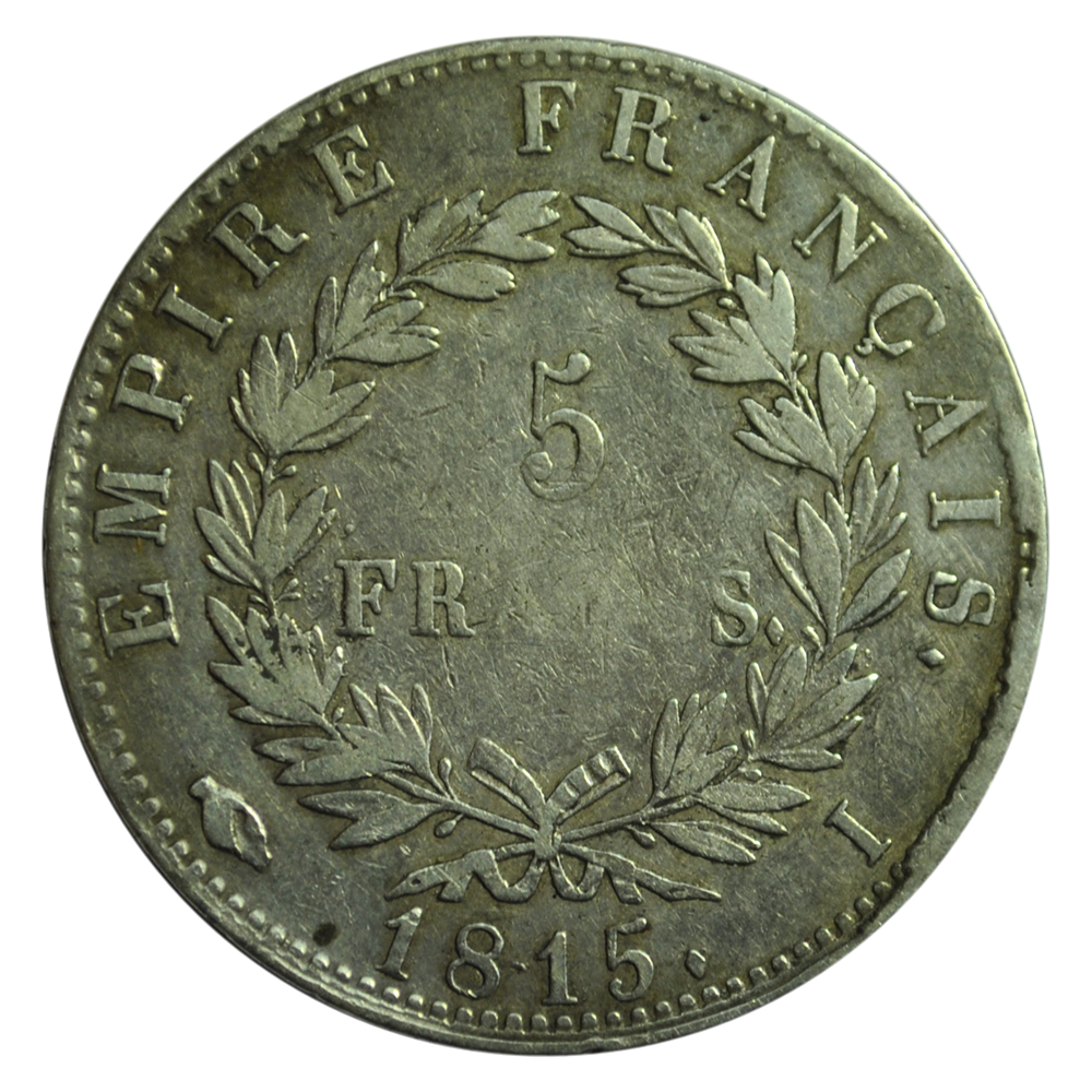 Napoleon Ier 5 fr 1815 I