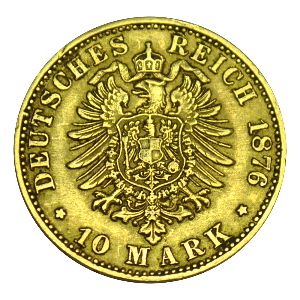 Allemagne - Baden - 10 marks - Frédéric Ier - 1876