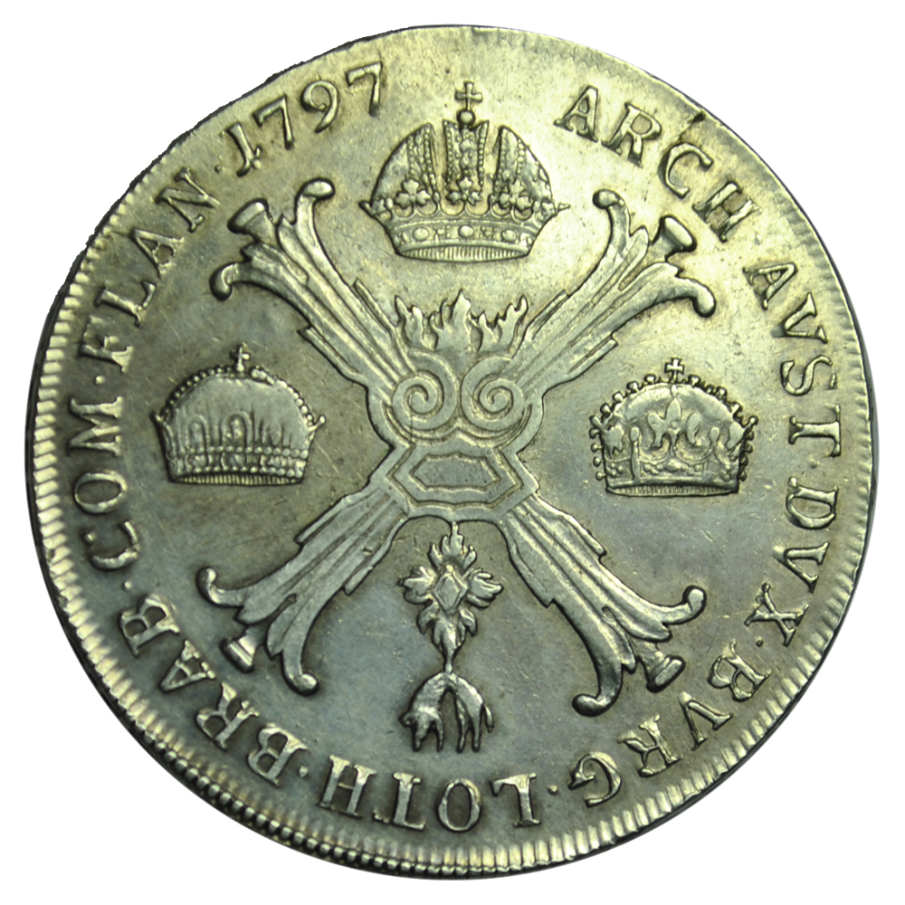 Pays-Bas Autrichiens Francois II thaler 1797 C 