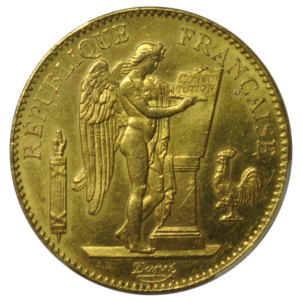 Genie 100 francs 1882 A PCGS MS61