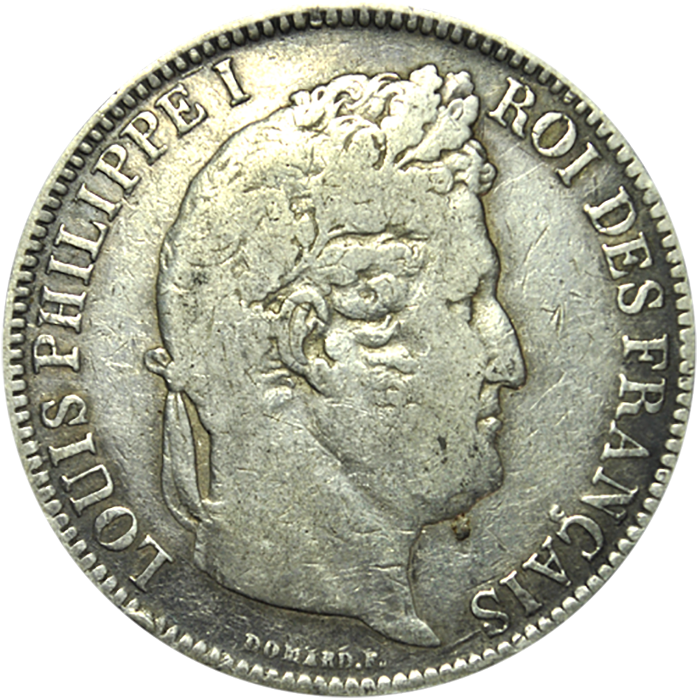 5 Francs Louis-Philippe 1831 D