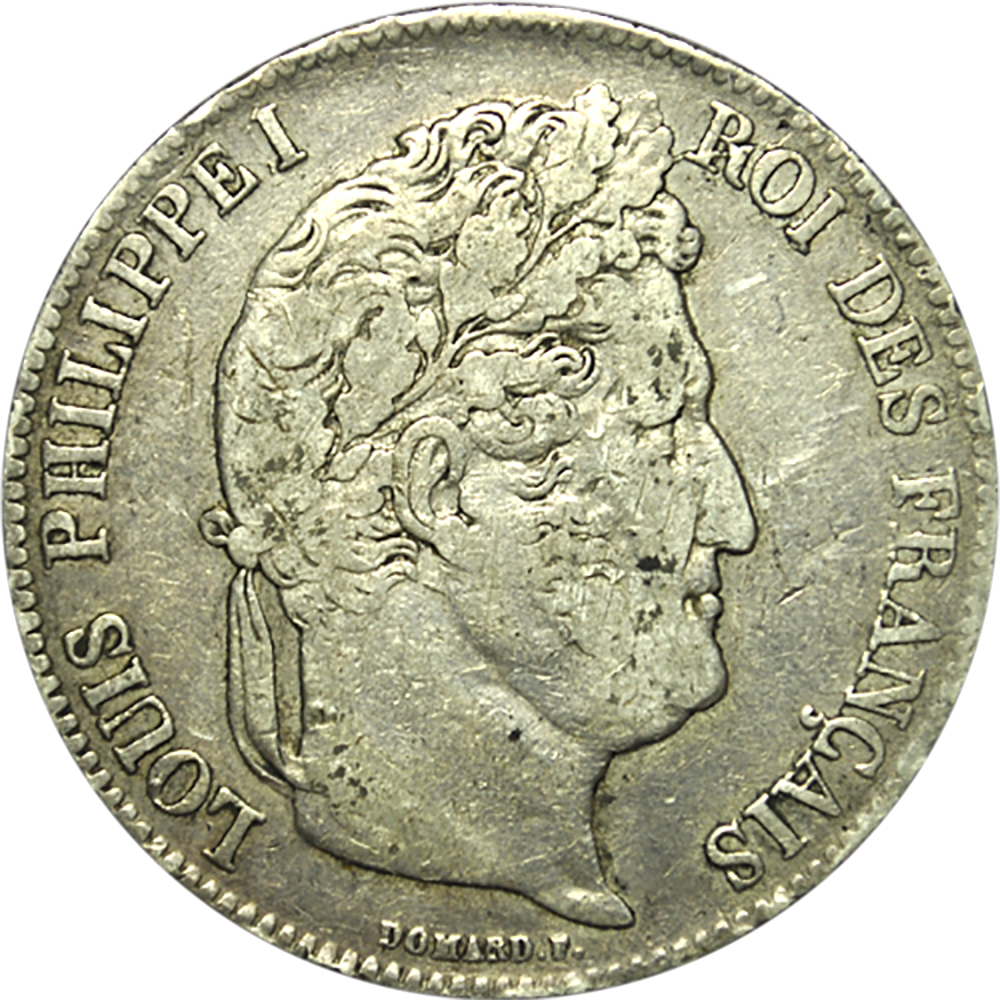 5 Francs Louis-Philippe 1839 D