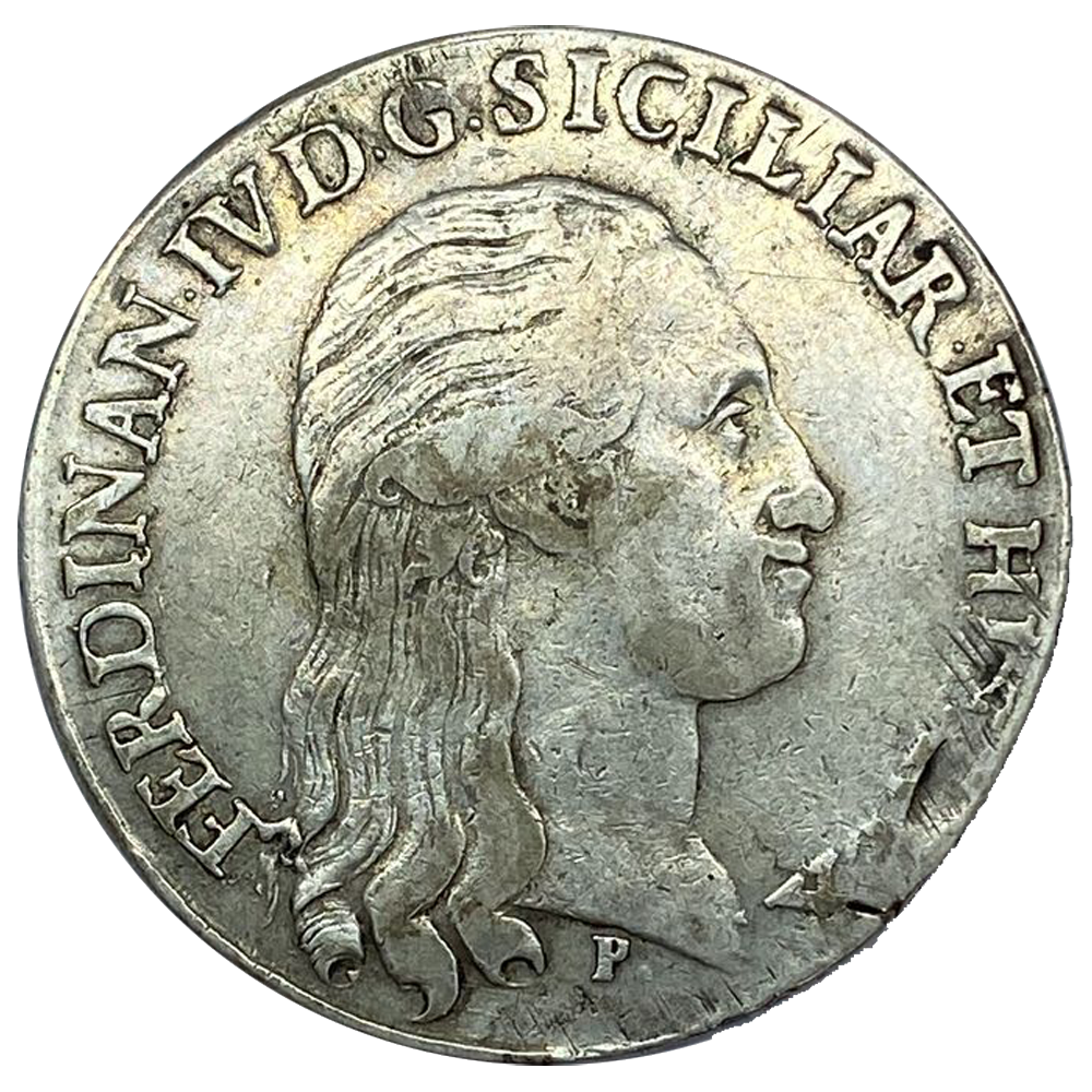 Royaume de Naples Ferdinand IV 120 grana 1796 Naples