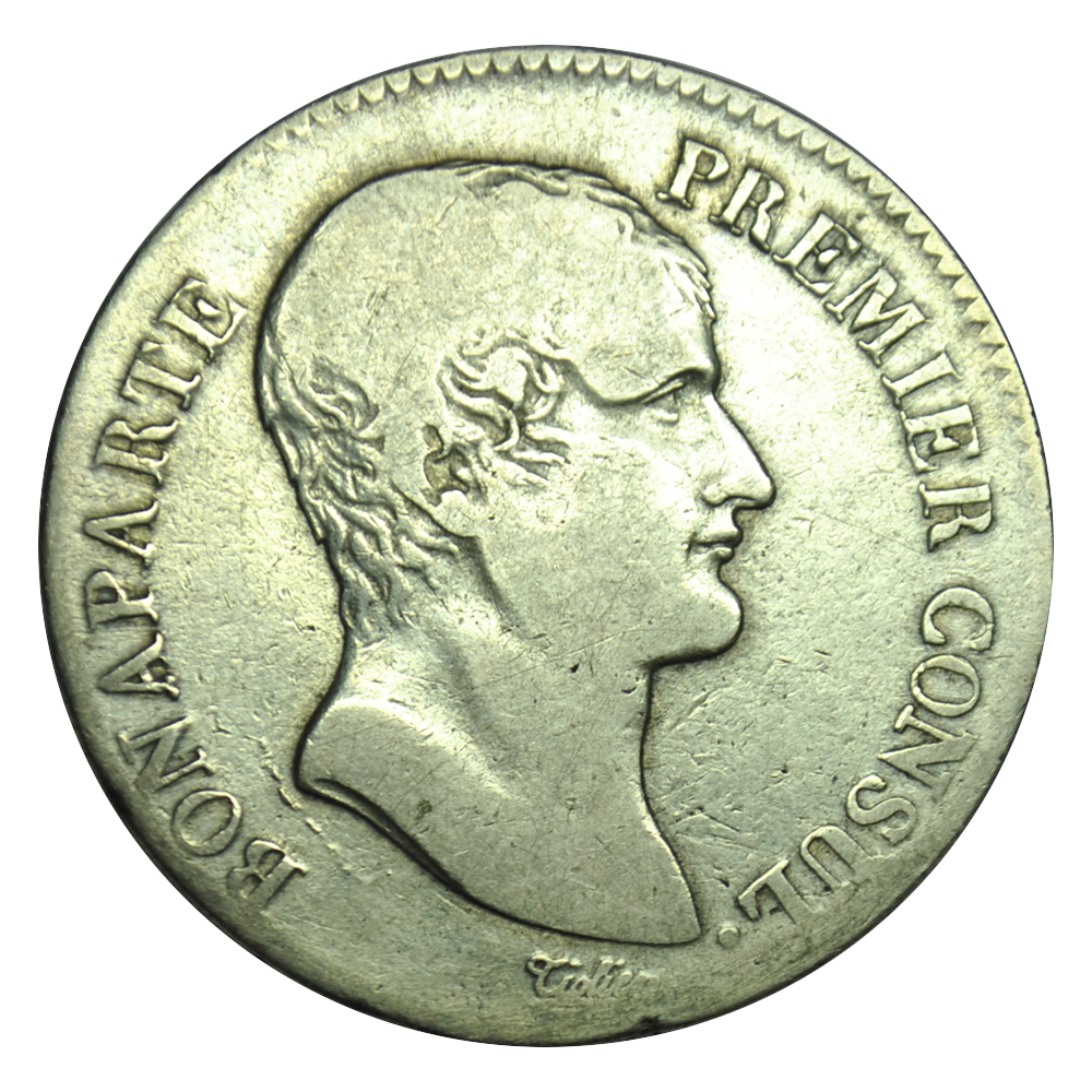 Bonaparte Premier Consul 5 Francs An 12 M