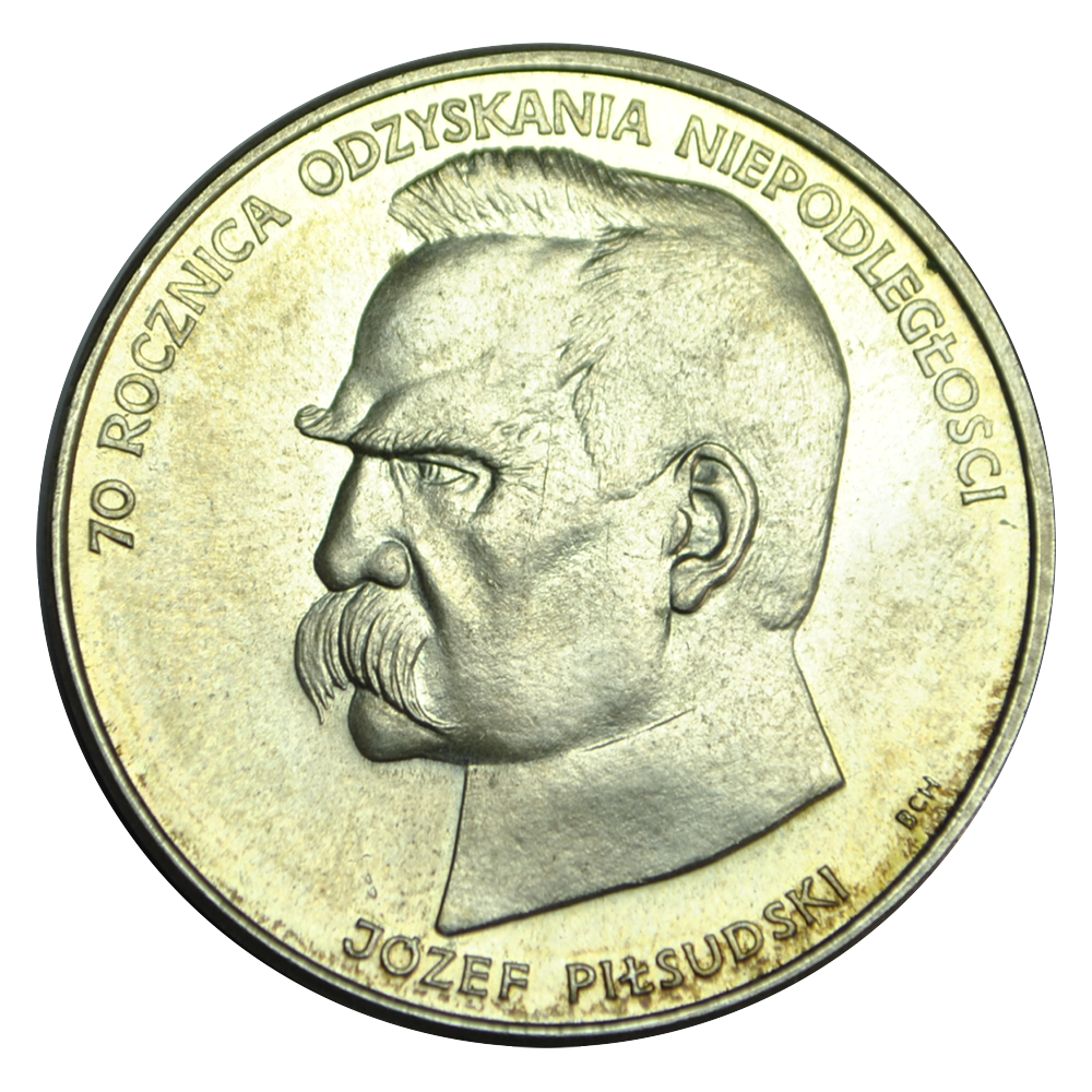 Maréchal Pilsudski 50.000 Zlotych 70e anniversaire de l’indépendance 1988 Varsovie