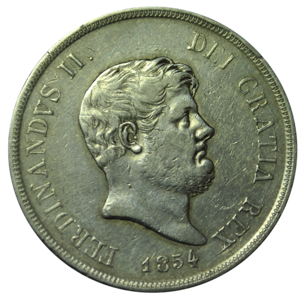 ROYAUME DES DEUX-SICILES 120 Grana Ferdinand II 1854 Naples