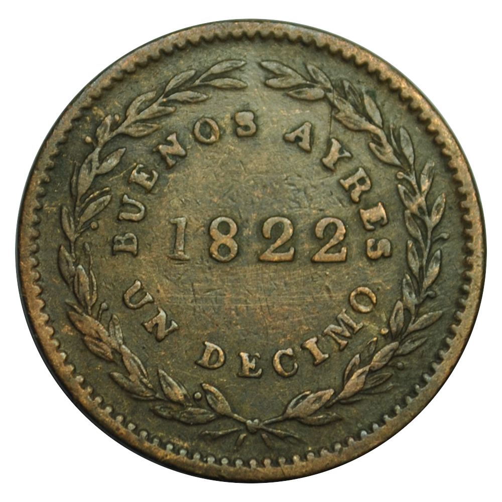 Argentine Decimo 1822 Buenos Aires
