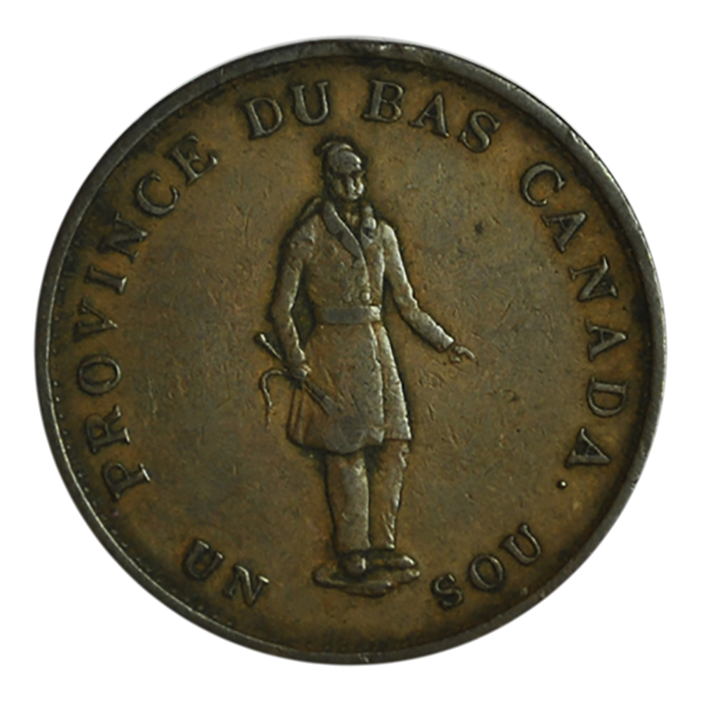 Token Half-Penny bas Canada 1837