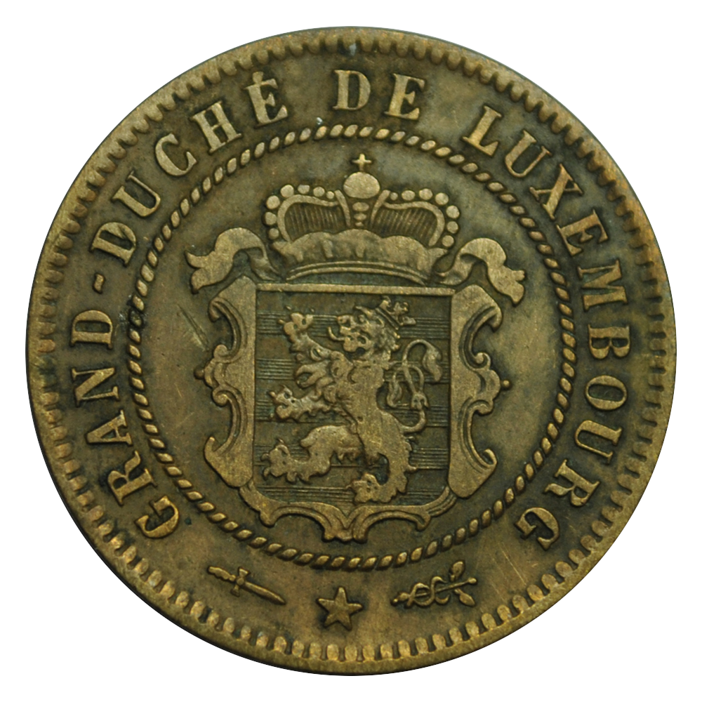 Luxembourg 5 Centimes 1854 Utrecht
