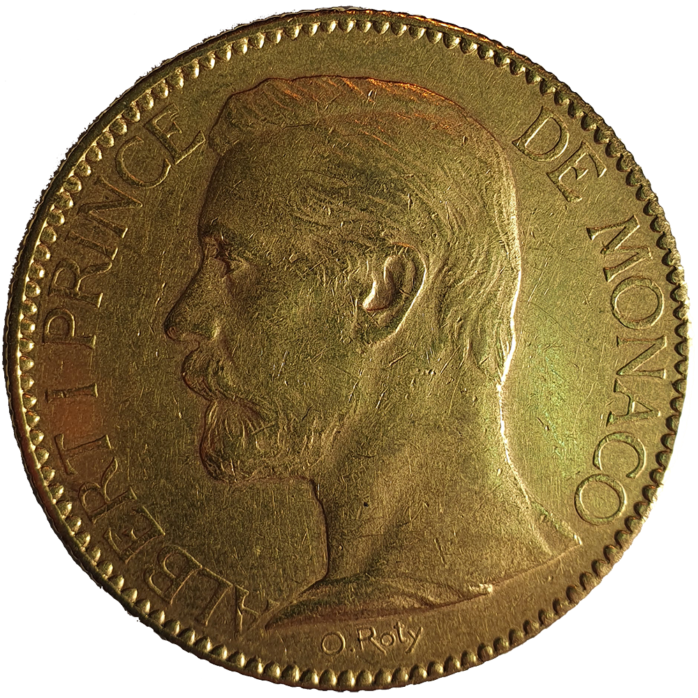 MONACO - 100 Francs Albert 1er 1904 Paris