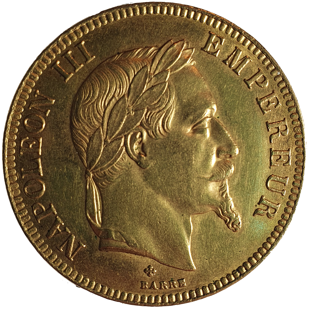 100 Francs Napoléon III, Tête Laurée 1869 Strasbourg