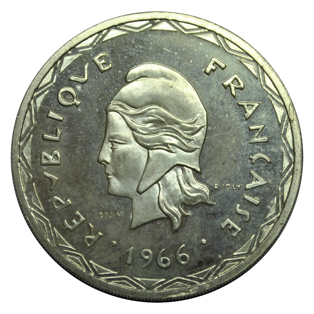 Nouvelles Hébrides Essai de 100 Francs 1966 Paris