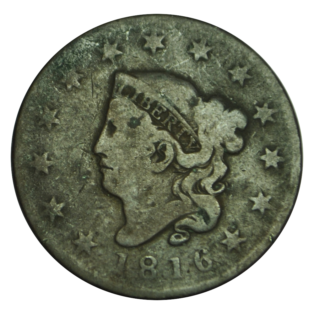 Large cent, tête à gauche 1816 Philadelphie