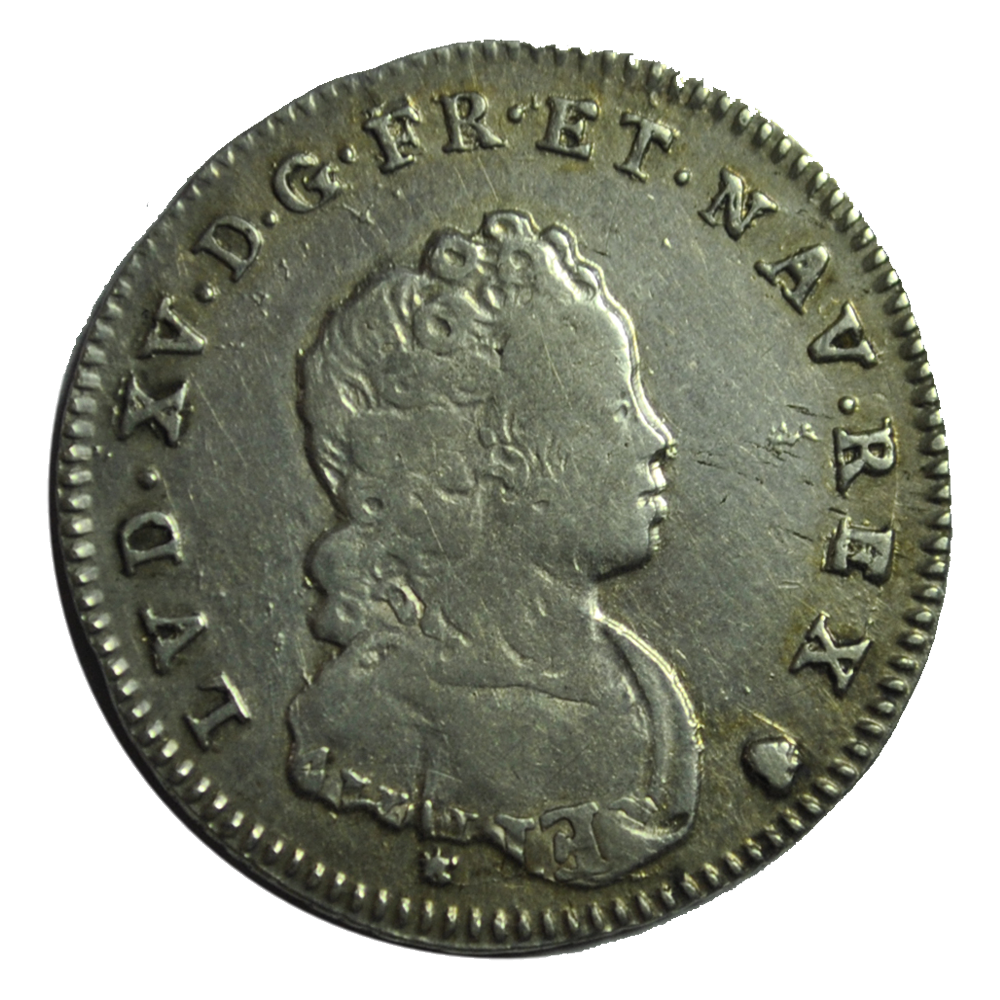 Louis XV 1/10 ECU VERTUGADIN 1716 Q